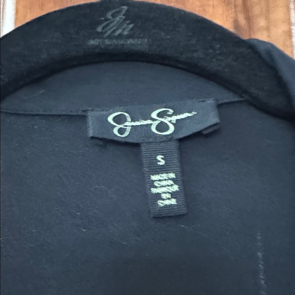 Jessica Simpson Elegant Black A Line mini button down dress NWOT ♥️